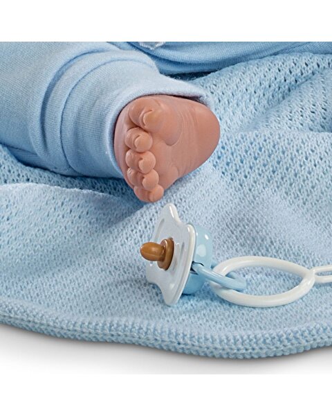 Llorens Lalo Pijama Toquilla Azul Sesli 35 cm.