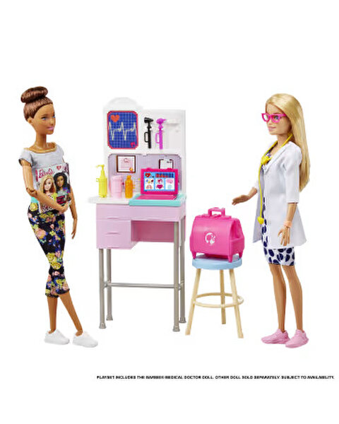 Barbie Bebek Doktor ve Oyun Seti GWV01
