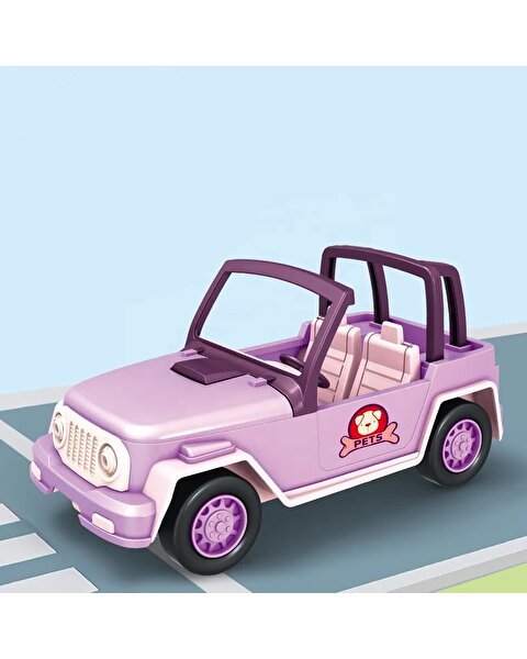 Camper Karavan Macerası Bebekli ve Evcil Hayvanlı Oyun Seti