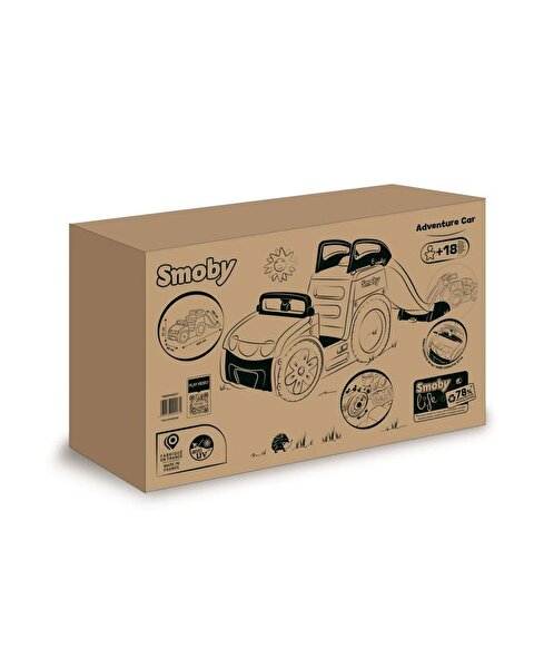 Smoby Life Kaydıraklı Macera Oyun Arabası