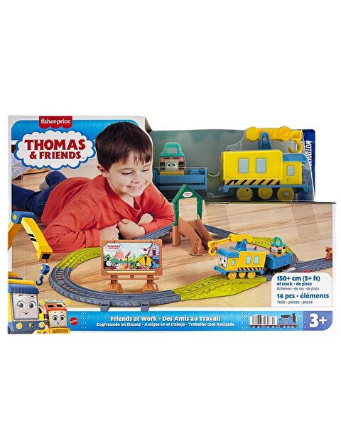 Thomas ve Arkadaşları Motorlu Tren Seti Friends at Work JCY75