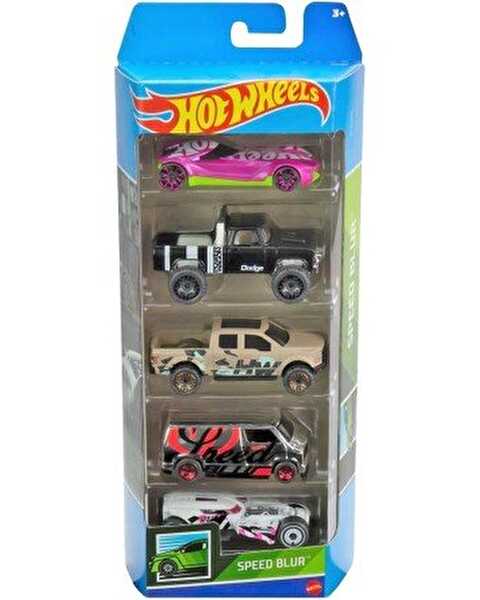 Hot Wheels 5'li Araba Seti Speed Blur HFV84