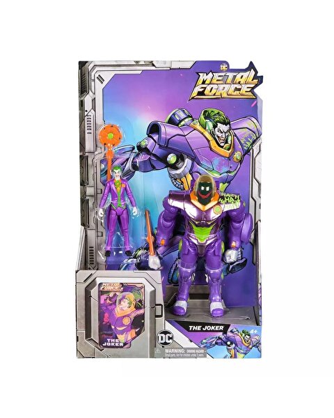 DC Comics Metal Force Joker Zırhlı Aksiyon Figürü 15 Cm