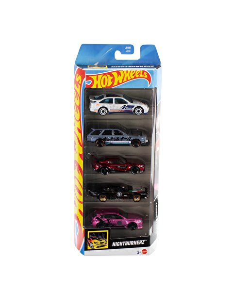 Hot Wheels Beşli Araba Seti Nightburnerz JBJ87