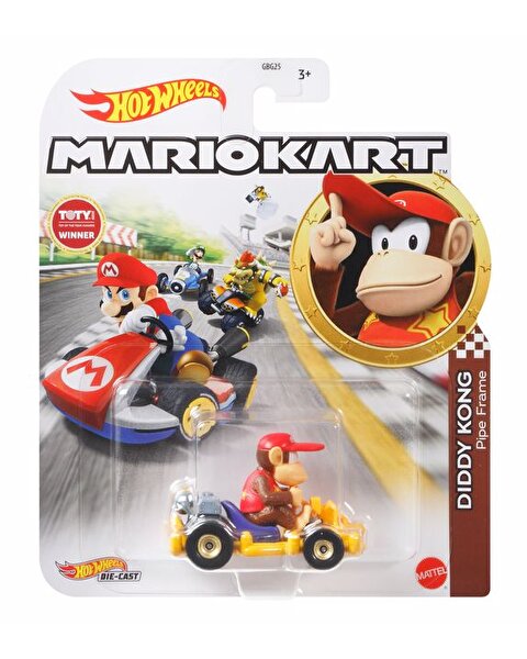 Hot Wheels Mario Kart Karakter Araçlar Diddy Kong GRN15