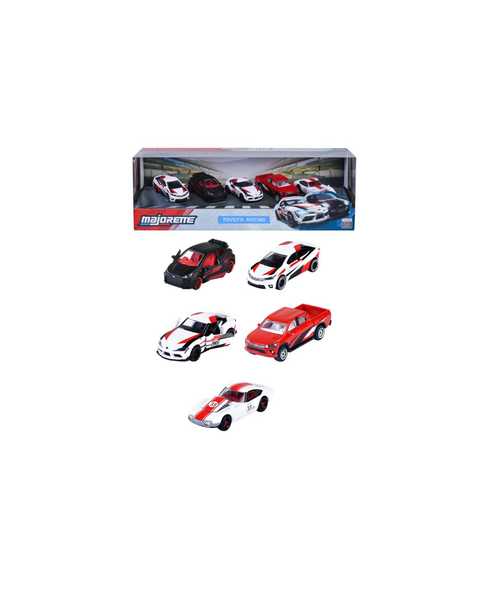 Majorette Toyota Racing 5'li Model Arabalar
