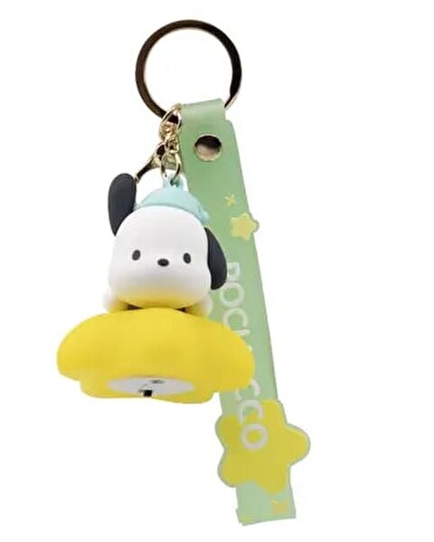 Hello Kitty ve Arkadaşları Işıklı Anahtarlık Pochacco