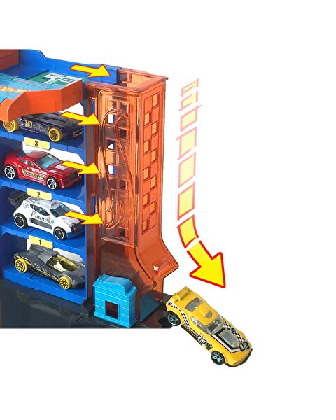 Hot Wheels Şehir Hayatı Serisi Katlı Otopark Oyun Seti HDR28