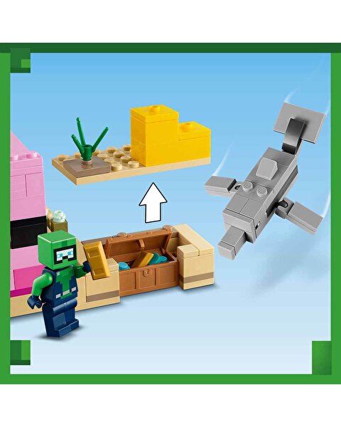 LEGO Minecraft Aksolotl Evi 21247