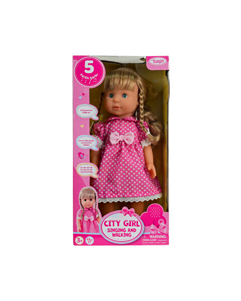 City Girl Şarkı Söyleyen ve Yürüyen Bebek 43 Cm