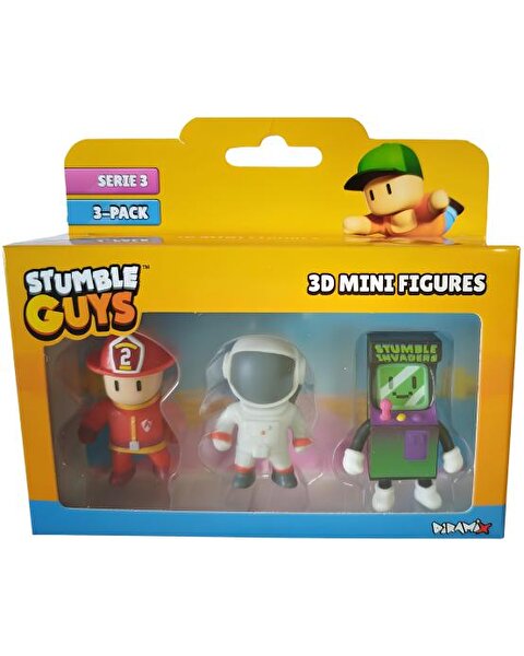 Stumble Guys 3'lü Mini Figür Seti 1 S3 40023