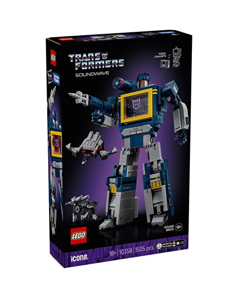 LEGO Icons Transformers: Soundwave 10358