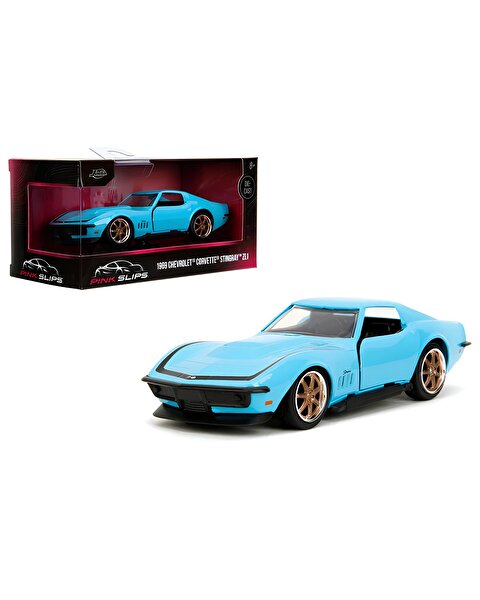 Jada Pi̇nk Sli̇ps 1:32 Ölçekli Araba 1969 Chevrolet Corvette Stingray ZL1