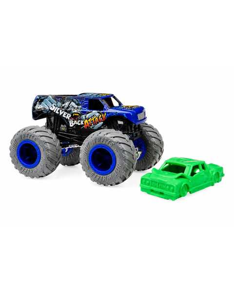 Hot Wheels Monster Trucks 1:64 Arabalar Silver Back Attack JHY67