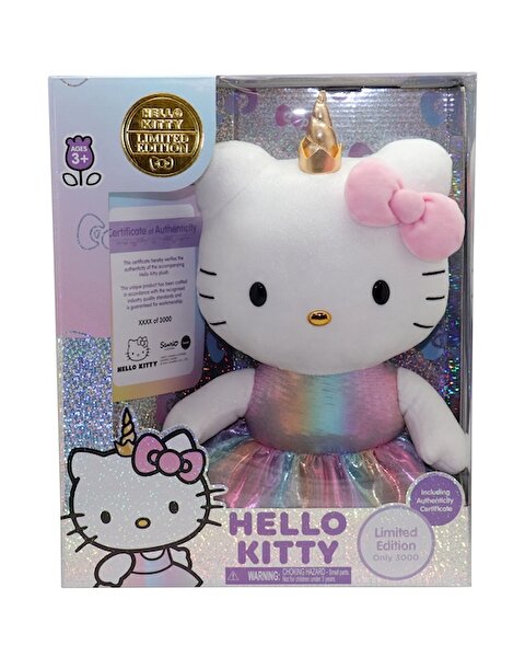 Hello Kitty Unicorn Kostümlü Peluş