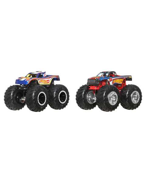 Hot Wheels Monster Trucks Güçlü İkili 1:64 Arabalar Hot Wheels Racing JCC83