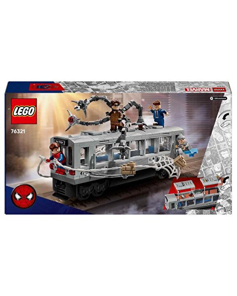 LEGO Marvel Örümcek Adam ile Doktor Oktopus Metro Sahnesi 76321