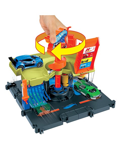Hot Wheels Şehir Hayatı Serisi Araba Yıkama İstasyonu Oyun Seti HDR27