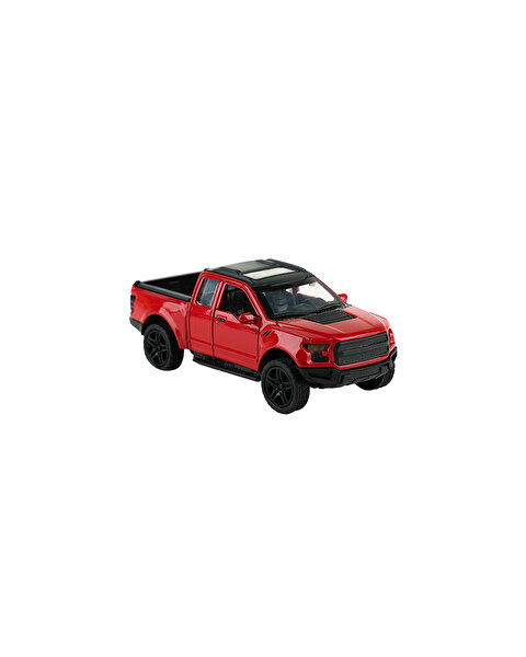 Die Cast 1:32 Sesli ve Işıklı Çek Bırak 4x4 Kamyonet Kırmızı