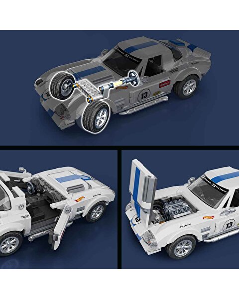 Hot Wheels Elite Serisi Corvette Grand Sport Araba 918 Parça JGR31