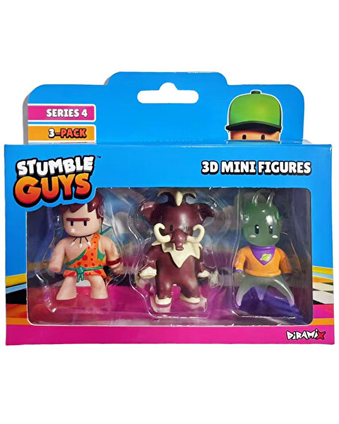 Stumble Guys 3'lü Mini Figür S4 Set 6