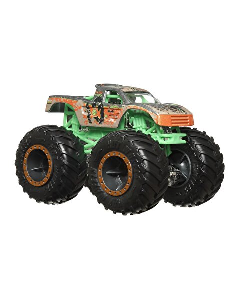 Hot Wheels Monster Trucks Güçlü İkili 1:64 Arabalar Tri To Crush-Me vs Baja Buster HLT66