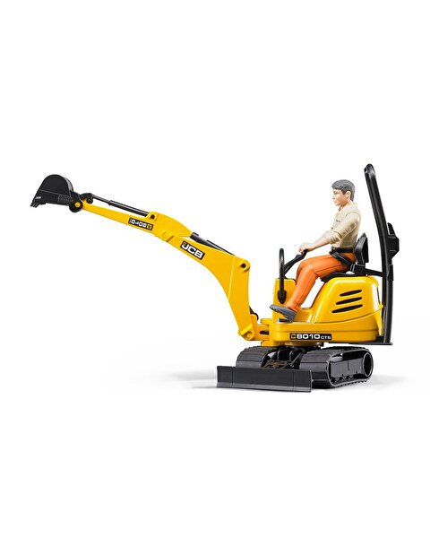 Bruder Jcb Mikro Ekskavatör 8010 Cts ve İnşaat İşçisi