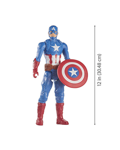 Marvel Avengers Endgame Titan Hero Figür Captain America (E7877)