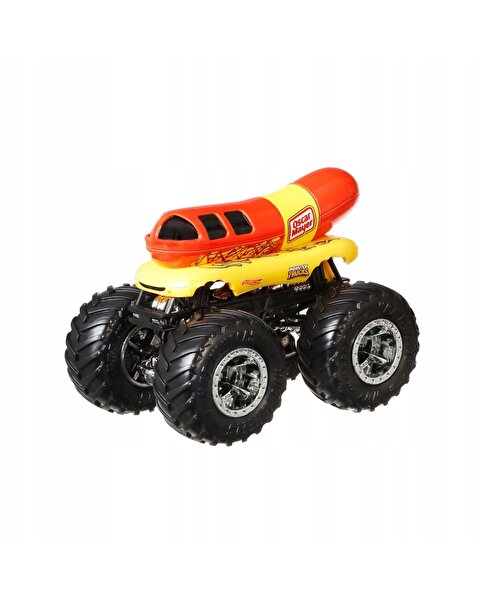 Hot Wheels Monster Trucks Güçlü İkili 1:64 Arabalar Oscar Mayer All Fried Up HWN64