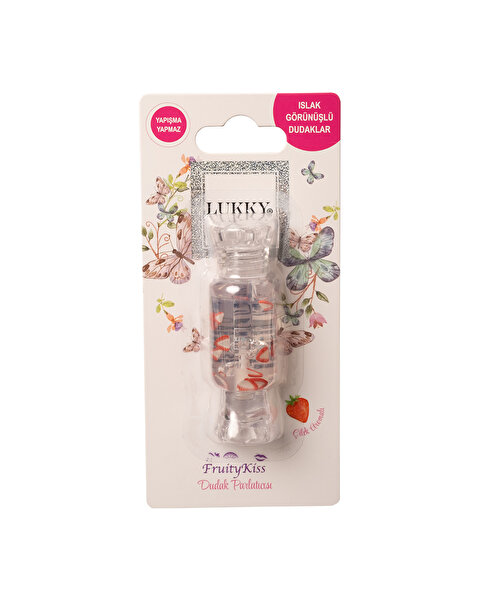 Lukky Çilek Parçacıklı Lip Gloss