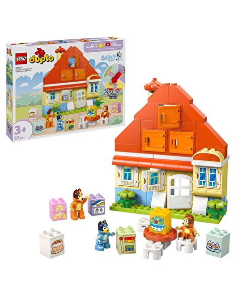 LEGO Duplo Bluey: Bluey Ailesinin Evi ve Hafıza Oyunu 10459