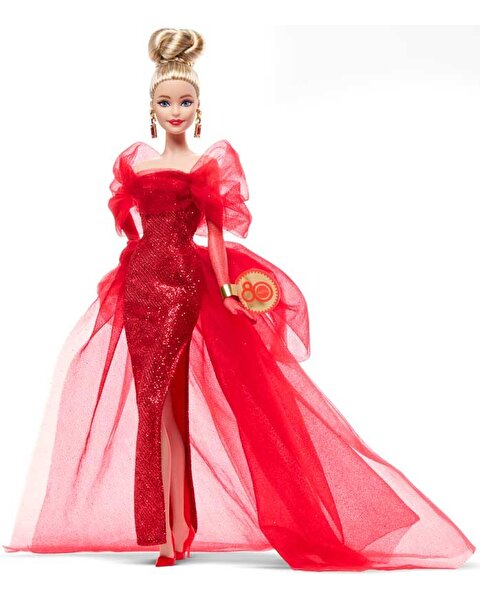 Mattel 80. Yıl Dönümü Sarışın Koleksiyon Bebek