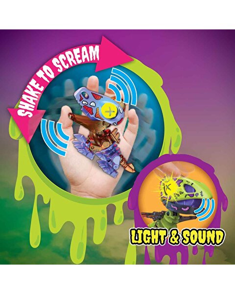 Sesli ve Işıklı Biopod Zombies Dinozor Robot Sürpriz Paket
