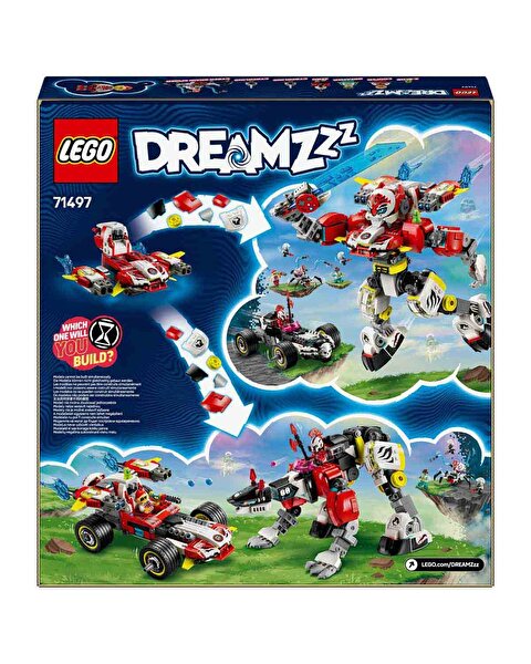 LEGO DREAMZzz Cooper’ın Kaplan Robotu ve Zero’nun Hot Rod Arabası 71497