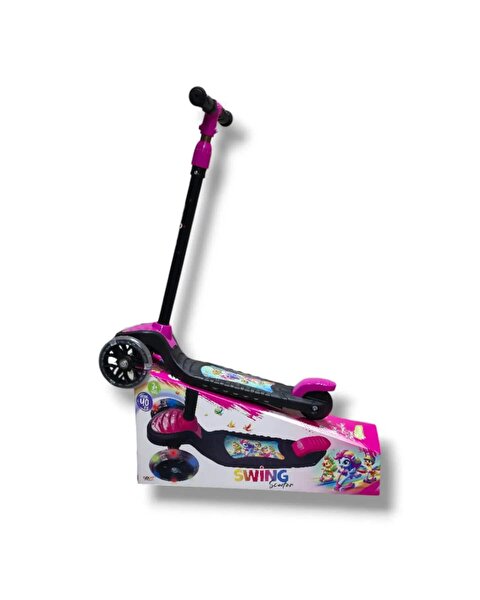 Swing Işıklı Scooter Pembe