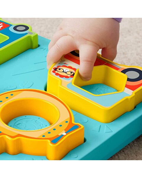 Fisher Price Sesli ve Işıklı Arabalar Puzzle HRP31