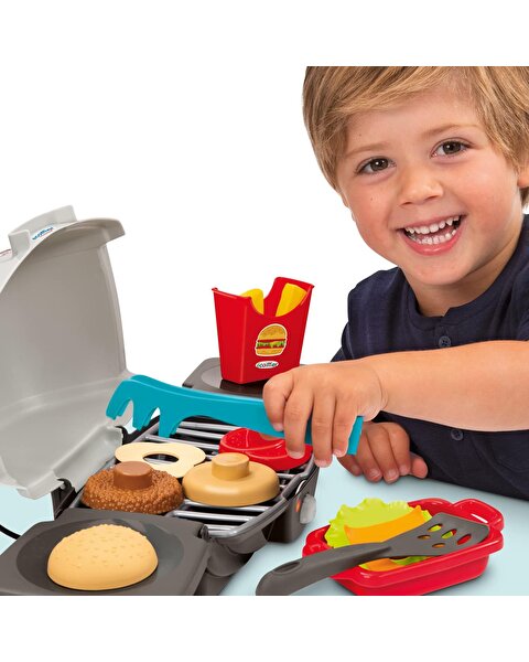 Ecoiffier Burger Barbekü Seti