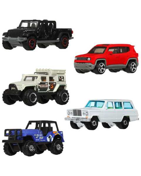 Matchbox Beşli Araba Seti Jeep JJP49