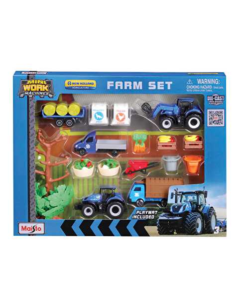 Maisto Büyük Çiftlik Seti New Holland