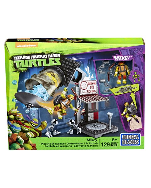 Mega Bloks TMNT Mikey Pizzeria Showdown 129 Parça
