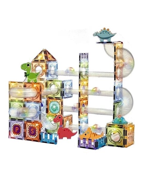 Magnetic Tiles 3D Mıktnatıslı Light Manyetik Yapı Blokları 108 Parça