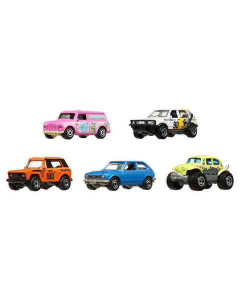Matchbox Beşli Araba Seti Mbx Retro JBX36