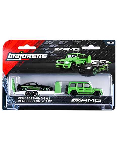 Majorette Mercedes-AMG Deluxe Treyler Serisi Mercedes-AMG GLC 63 S / Mercedes-AMG CLE 53