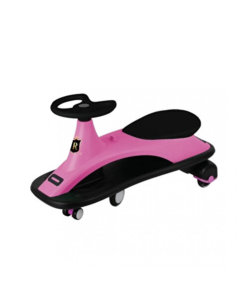 Sesli ve Işıklı Royal Swing Car Pembe