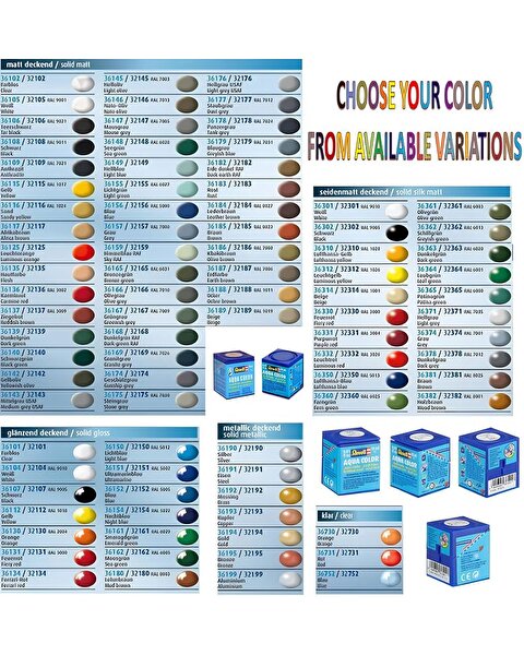Revell Aqua Color Maket Boyası Flesh Matt 36135
