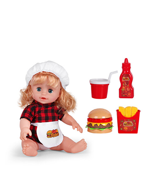 Maide Bebek Burger Yiyor Sarışın