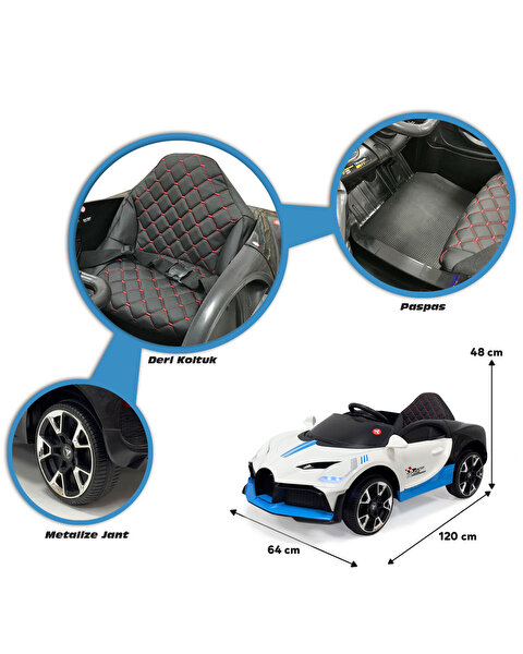 Style Gt 12 Volt Akülü Araba Beyaz