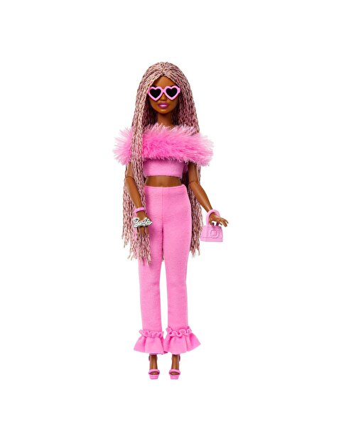 Barbie Deluxe Style Bebekler Kahverengi̇ Örgü Saçlı