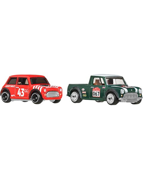 Hot Wheels 2'li̇ Premi̇um Araba Seti̇ Morris Mini & 67 Austin Mini Pickup JBK97