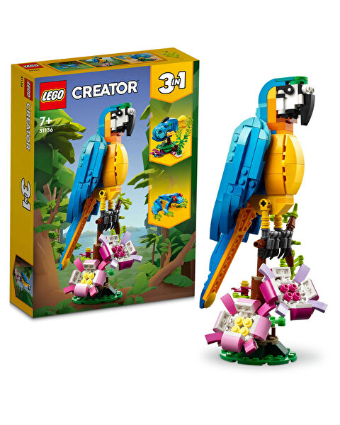 LEGO Creator 3’ü 1 Arada Egzotik Papağan 31136